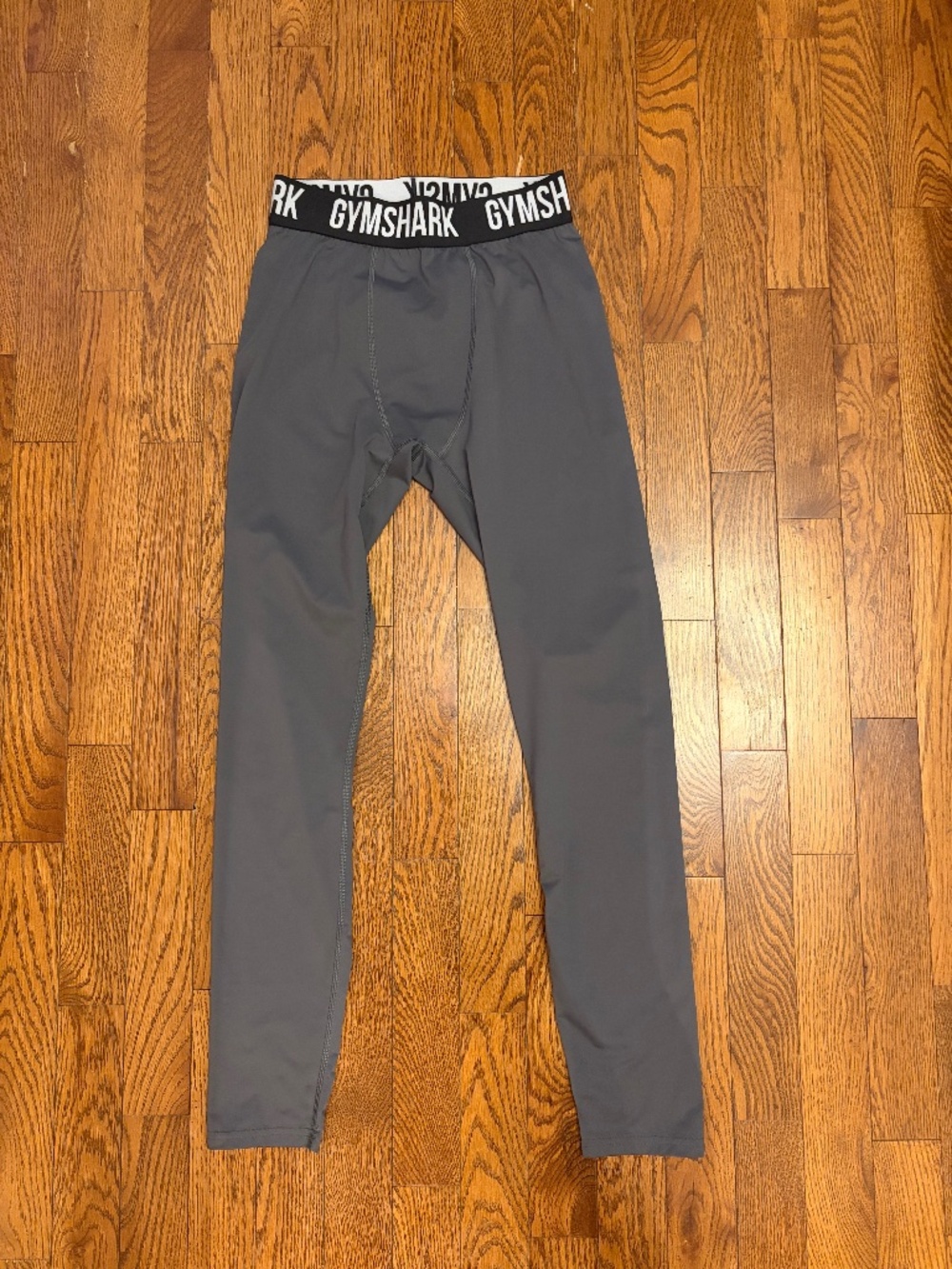 GYMSHARK Men's Element Baselayer Leggings Charcoal Gray Size Small S